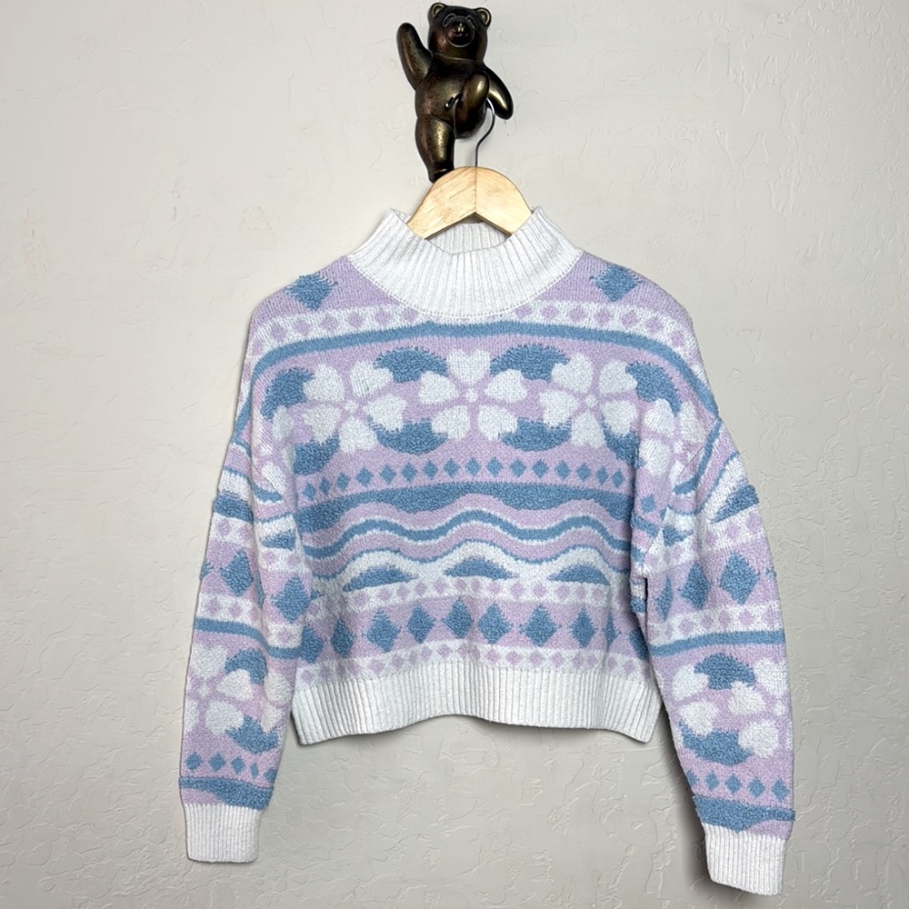 Cotton-On vintage inspired pastel sweater women’s size S